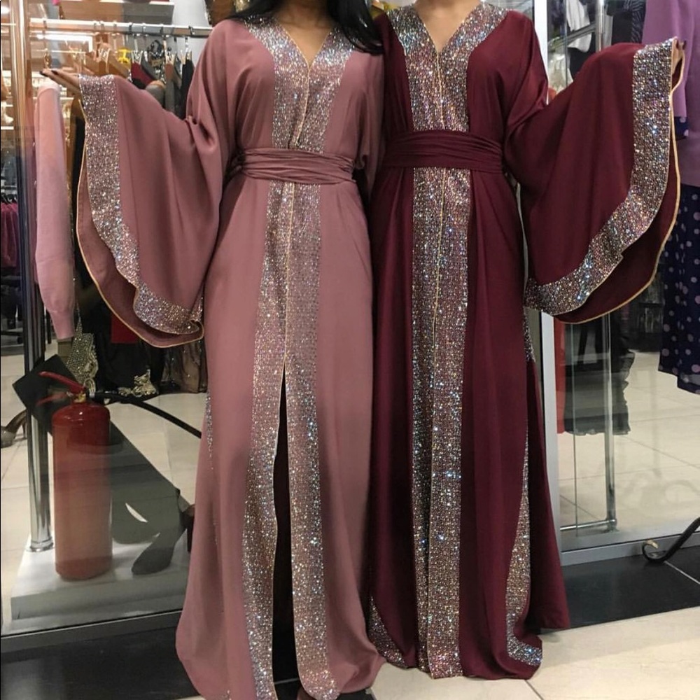 Made in dubai authentic rich material abaya